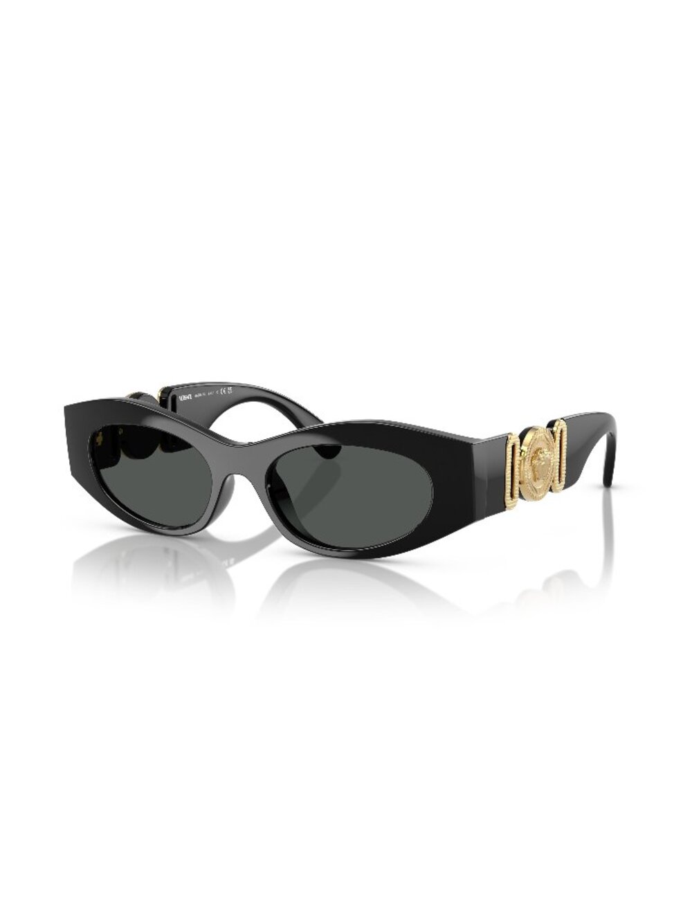 New Versace Women's Sunglasses Black Injected Frame VE4480U GB1 87 51